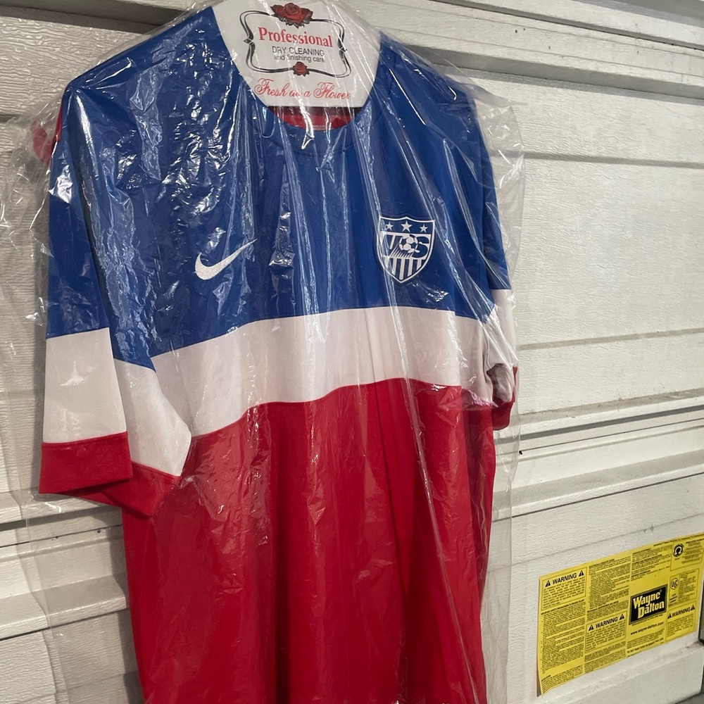 Nike Tricolor US Soccer Jersey with USA Emblem